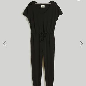 MWL Breeze Drawstring Madewell Black Jumpsuit